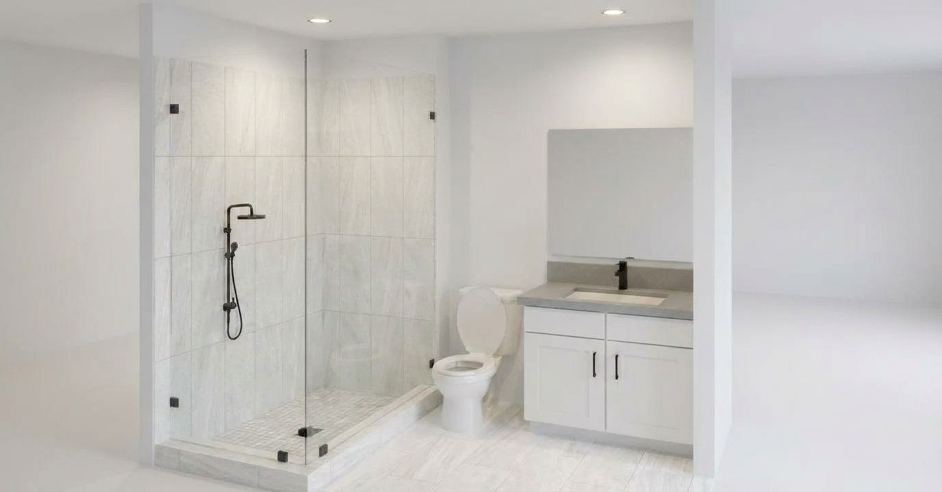 The room: Secondary bath
