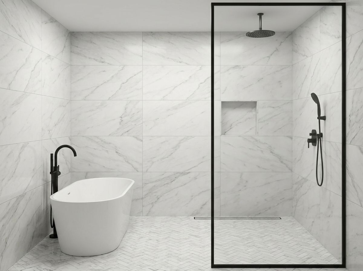 The room: Primary shower