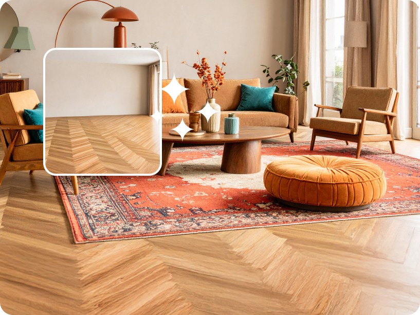 Living Room Staging