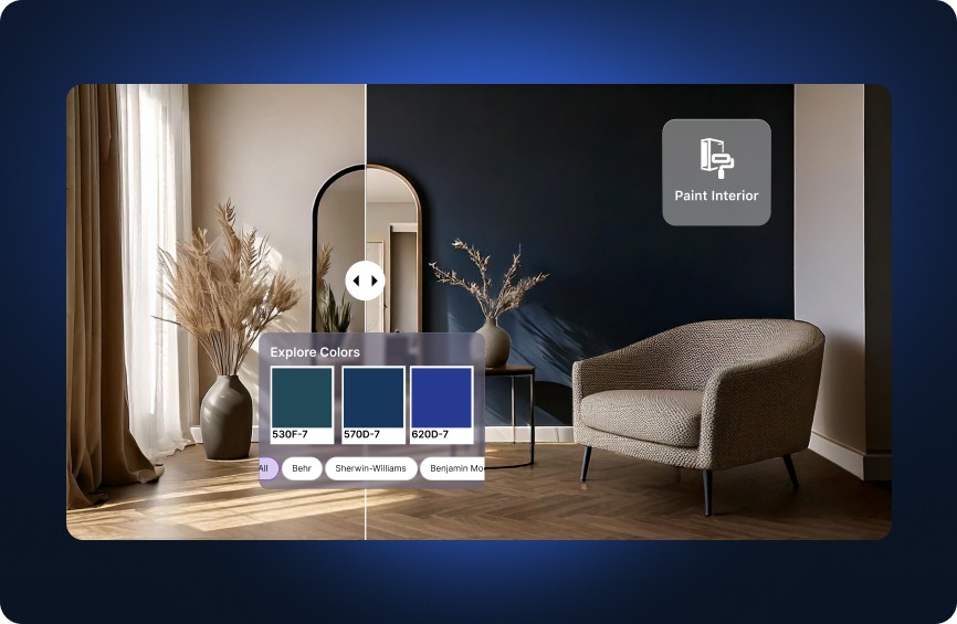 AI-designed living room