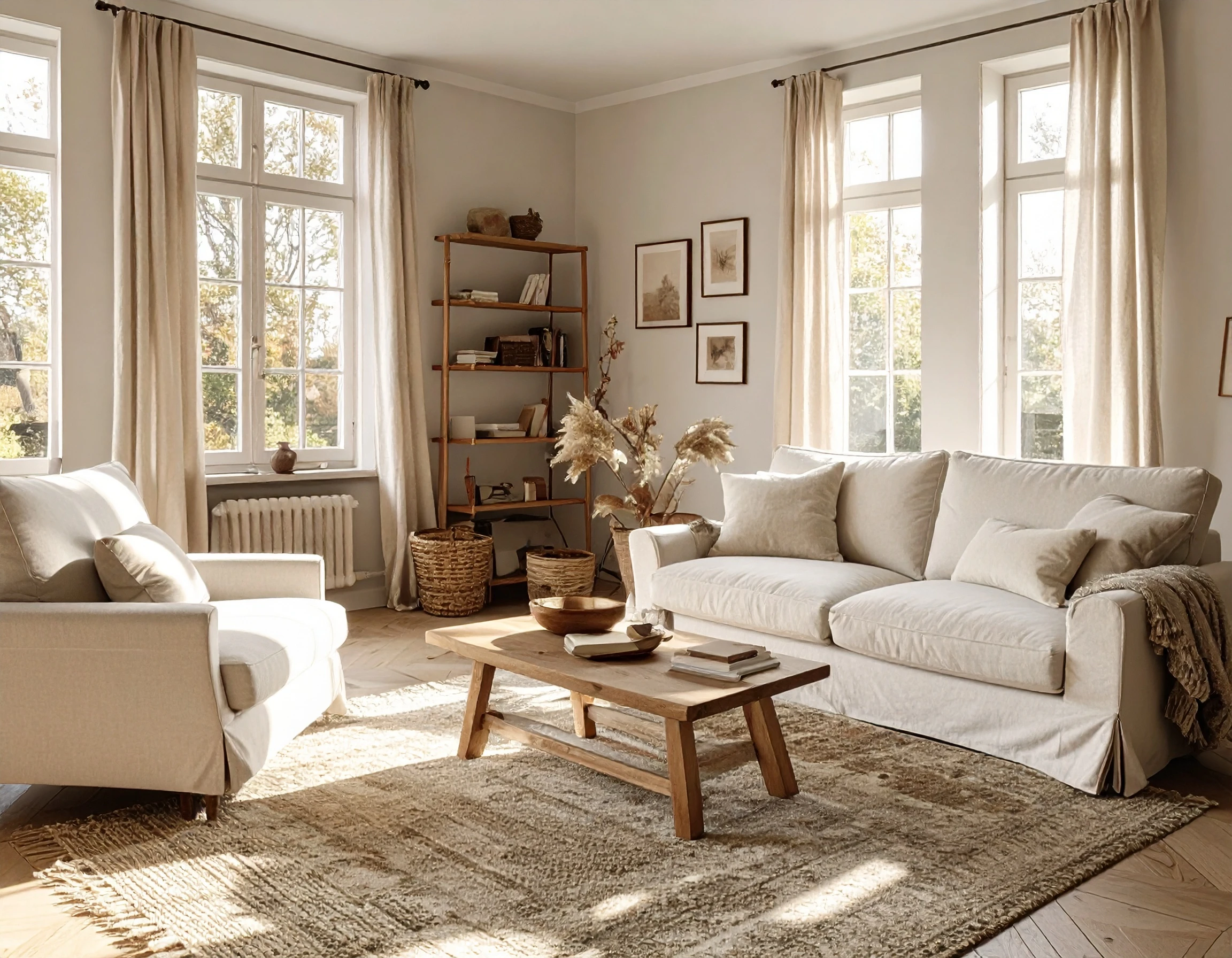 After: Cozy Living Room Upgrade