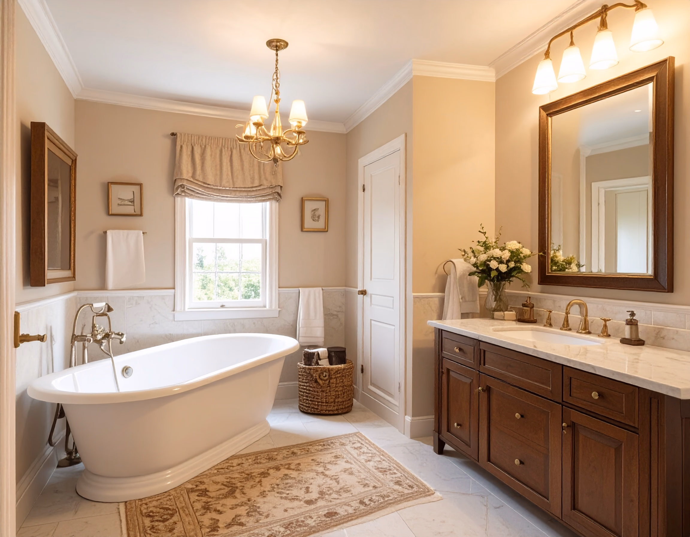 After: Elegant Bathroom Upgrade